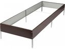 Грядка металлическая Благо, 0,7×2×0,16м