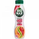 Биойогурт питьевой BioMax Красный апельсин-персик-алоэ вера 1,5%, 270 г