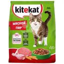 Сухой корм Kitekat полнорационный для взрослых кошек Мясной Пир, 350г