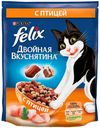 Корм для кошек ФЕЛИКС, сухой, Двойная вкуснятина, птица, 750г