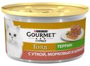 Консервированный корм для кошек Gourmet Gold утка морковь шпинат по-французски, 85 г