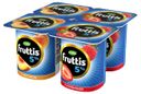 Продукт йогуртный Fruttis пастеризованный клубника-персик 5%, 115 г