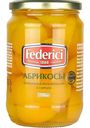 Абрикосы консервированные Federici очищенные половинками, 720мл