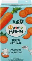 Нектар ФРУТОНЯНЯ Морковь с мякотью, с 4 месяцев