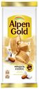 Шоколад белый Alpen Gold Миндаль-кокос, 80г