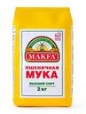 Мука Makfa пшеничная высший сорт 2кг
