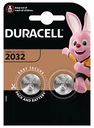 Батарейки литиевые Duracell CR2032/5004LC/DL2032, 2 шт.