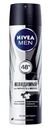 Антиперспирант Nivea Men Fresh Невидимый для чёрного и белого спрей, 150мл