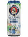 Пиво Paulaner Hefe-Weissbier светлое безалкогольное 0,5 л