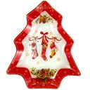 Тарелка стекло 19.5х16.5см 1шт.