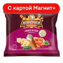3КОРОЧКИ Cухарики рж Сёмга с сыр/соус Тартар 85г ф/п(КДВ):18