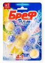 Средство чистящее Бреф сила-актив для унитаза лимонная свежесть 2х50г