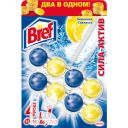 Средство чистящее для унитаза BREF СИЛА-АКТИВ Лимонная Свежесть 2х50г