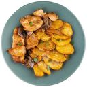 Курица запеченная с жареной картошкой и грибами Перекрёсток Select, 230г