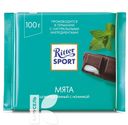 Шоколад RITTER SPORT МЯТА темный, 100г