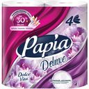 Туалетная бумага Papia Deluxe Дольче вита ароматизированная 4 слоя, 4шт
