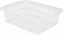Корзина для хранения Plast Team PT5001 с ручками цвет: натуральный, 37,0×25,0×10,5 см