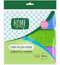 Салфетки для уборки из микрофибры 30x30см Home Story, 3шт