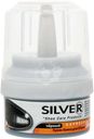Крем-блеск для обуви Silver густой черный 50мл