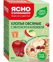 Хлопья овсяные Ясно Солнышко клюква-яблоко, 300г