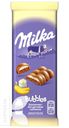 Шоколад MILKA Bubbles молочный пористый с бананово-йогуртовой начинкой, 92г