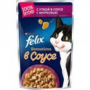 Корм для кошек Felix Sensations с уткой в соусе с морковью, 85 г