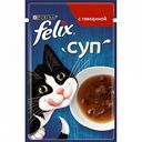 Корм для кошек Felix Суп с говядиной, 48 г