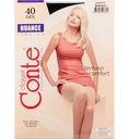 Колготки женские Conte Nuance цвет: nero/чёрный, 40 den, 3р-р