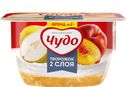 Десерт творожный ЧУДО, 4,2%, персик-груша, 100г