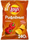 Чипсы картофельные Lay's Рифленые Паприка 140г