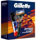 Набор Gillette Fusion Бритва с 1 кассетой + Пена Классическая для бритья