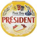 Сыр мягкий President Petit Brie с белой плесенью 60%, 125г