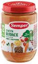 Пюре Semper Спагетти болоньезе с 12 мес., 190 г