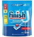Таблетки для посудомоечных машин Finish Power Лимон, 70шт.