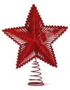 Украшение Seasons Звезда декоративное елочное 20х23см
