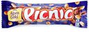 Батончик Alpen Gold Picnic с арахисом и изюмом  в шоколаде 38г