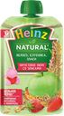 Пюре HEINZ, Яблоко-клубника-злаки, 90г