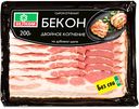 Бекон сырокопченый Велком двойное копчение на дубовой щепе, 200 г