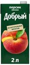 Нектар Добрый персиково-яблочный, 2л