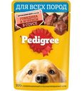 Корм влажный Pedigree с говядиной и ягненком в соусе для взрослых собак 85г