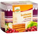 Белёвская пастила яблочная Глобус с брусникой, 175 г