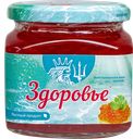Икра ЗДОРОВЬЕ имитированная красная лопающаяся, 420г