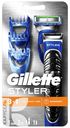 Стайлер GILLETTE FUSION ProGlide с 1 сменной кассетой Power + 3 насадки для моделирования бороды и усов