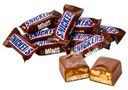 Батончики Snickers Minis шоколадные карамель-нуга-арахис