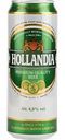 Пиво Hollandia светлое фильтрованное 4,8 % алк., Россия, 450 мл