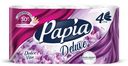 Бумага туалетная Papia Deluxe Dolce Vita 4 слоя 8 рулонов