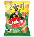 Снеки Deluna Рожки со вкусом соевого соуса и васаби кукурузные, 85г