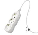 Удлинитель Космос с заземлением 3 гнезда 3м