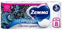 Туалетная бумага Zemma Deluxe Деликатная Забота 3 слоя, 8шт