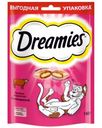 Лакомство Dreamies подушечки с говядиной для кошек 140г